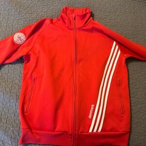 Red Denmark Track Jacket